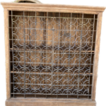 Etagère en bois et fer forgé N°01