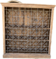 Etagère en bois et fer forgé N°01