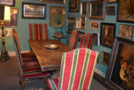 Ensemble chaises + table + fauteuils