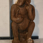 Statue Africaine de singe N°887