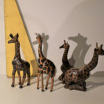 Girafes statues