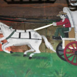 Dessin chariot Western