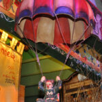 Clown parachutiste