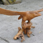 Aigle en bois