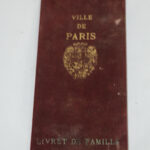 Papier livret de famille