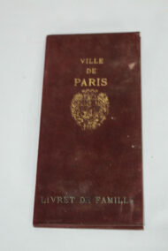 Papier livret de famille