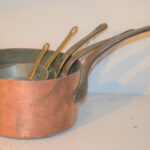 Jeu de casseroles en cuivre N°01