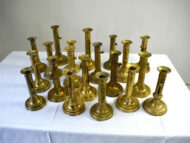 Chandeliers/Bougeoirs, lot de 19