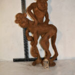 Statue Africaine de singe N°906