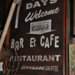Enseigne bar et café