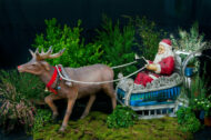 Père Noël et son renne
