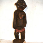 Statue Africaine de singe N°958