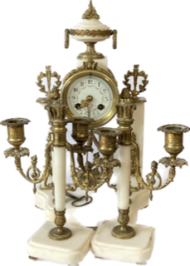 Horloge Jaffrenou avec ses chandeliers – Image 3