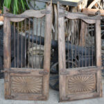 Double portes avec grilles