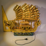 Lampe déco bateau Asie